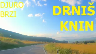Drniš - Knin, Dalmatia, Croatia, state road D33, June 2023