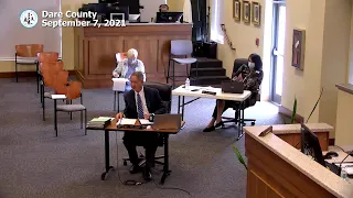 Dare County Board of Commissioners Meeting September 7, 2021