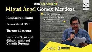 Portal E.M. Cioran 🇧🇷 entrevista: Miguel Ángel Gómez Mendoza (1/4)