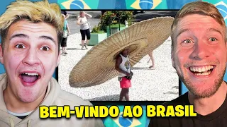 Proof Brazilian Memes Are The BEST In The World (ft. Gringo Jacinho) - Gringo React