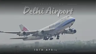 40 TAKEOFFS IN 20 MINUTES | DELHI AIRPORT PLANESPOTTING |  B777 | A350 | B747 | B787 | ONLY TAKEOFF