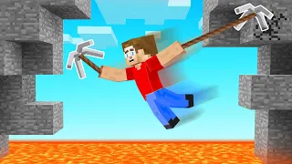 Minecraft BUT We Have GRAPPLE HOOKS!