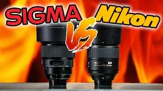 NIKON 105mm f1.4 vs SIGMA 105mm f1.4 ART | SHOCKING RESULTS!
