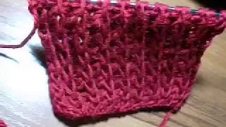 узор індійська резинка  Pattern knitted Indian gum