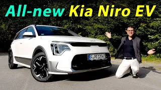 all-new Kia Niro EV driving REVIEW 2023 - best compact EV?