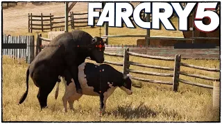 Самое ИДИОТСКОЕ задание в Far Cry 5. Нужно убить быка, пока он...  (Far Cry 5 кооператив #9)