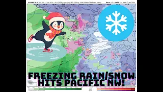 Pacific NW Freezing Rain event! Extended Forecast!