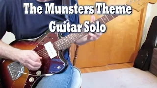 The Munsters theme Guitar solo by Tom Conlon