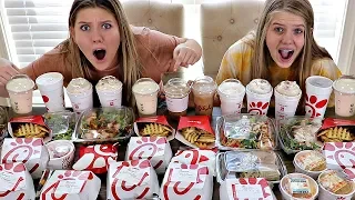 We Ordered the Entire Menu  🐓🍗 Chick Fil A || Taylor & Vanessa