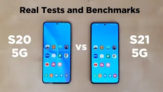 Samsung Galaxy S20 vs S21 (5G variants) - Speed and Performance Comparison (Real Tests)