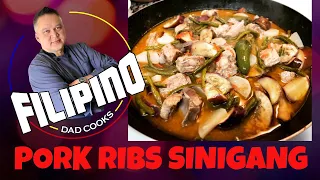 FILIPINO DAD COOKS PORK RIBS SINIGANG