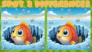 99% can't find differences👀!! | Find 3 Differences between two pictures 🔎| Spot the Difference No72