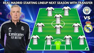 REAL MADRID POTENTIAL STARTING LINEUP VS MANCHESTER CITY | UEFA CHAMPIONS LEAGUE 2023/2024