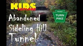Kids Explore Abandoned Sideling Hill Tunnel