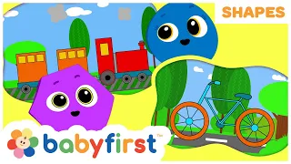 New Show - Shapes School | Educational Videos| Learning Shapes & Vehicles for kids | Baby First TV