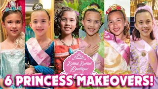 6 DISNEY PRINCESS MAKEOVERS at Bibbidi Bobbidi Boutique at 6 LOCATIONS!