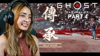 Sarah Streams Ghost of Tsushima - 4K Blind Playthrough Part 5 Duel of Demons Curse of Ochitsune