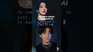 JUNGKOOK AI(derniere danse lyrics) #shorts#lyrics#indila#jungkook#bts