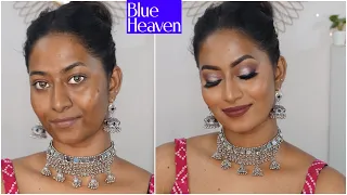 BLUE HEAVEN - One Brand Makeup tutorial | ✨Under Rs.300 ✨each