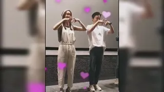 Yoona & Jo jung suk making a lot of hearts