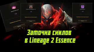 Заточка скилов на примере дк в Lineage 2 Essence