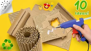 DIY♻️ 10 Best Cardboard Recycling Ideas That You Might Want To Make! 💵I make MANY and SELL them all!