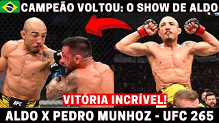 Aldo x Pedro Munhoz: a grande vitória do campeão do povo - Resultado UFC 265