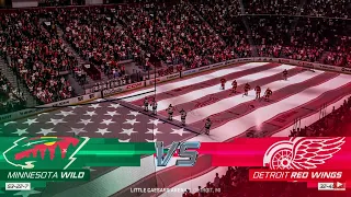 Minnesota Wild vs Detroit Red Wings 10/29/2022 NHL 23 Gameplay