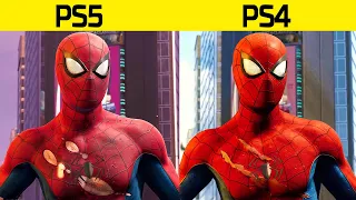 Marvel's Spider-Man PS4 VS Marvel's Spider-Man Remastered | Graphics Comparison