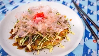 Okonomiyaki Recipe - Japanese Pizza / Pancake  | Asian Recipes