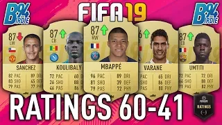 FIFA 19 Official Player Ratings Confirmed - 60-41 Highest Rated Players In FIFA 19