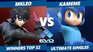 EVO 2019 - MkLeo (Joker) Vs. Kameme (Mega Man) SSBU Smash Ultimate Tournament