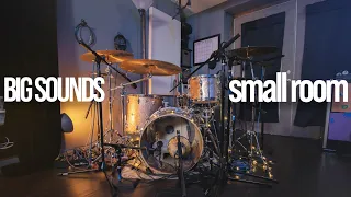 EPIC DRUM Sounds in a HOME STUDIO (Glynn Johns + UAD)