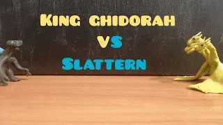 #Godzillavsvpacificrim  King ghidorah vs slattern|Claymation