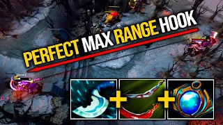 Perfect Max Range Hook | Incredible 3 Vs 5 Epic Comeback - Pudge Pos4 Carried Game | Pudge Official