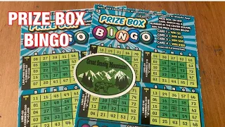 Prize Box Bingo Tickets‼️ California Lottery Scratchers🤞🍀🍀🍀