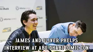 James and Oliver Phelps interview by Khaleej Times