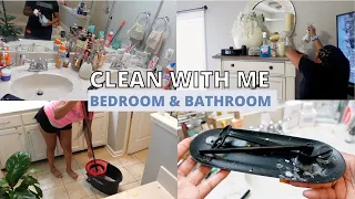 BEDROOM & BATHROOM CLEAN WITH ME | EXTREME CLEANING MOTIVATION 2022