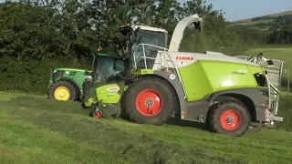 High speed Silage ACTION Video, Class 970, Massey 7S 180, Fendt 720 vario 07/07/23