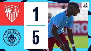 CARLOS BORGES HAT-TRICK | Sevilla 1-5 Man City | UEFA YOUTH LEAGUE HIGHLIGHTS