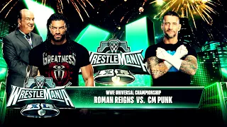 WWE WrestleMania XL - Roman Reigns vs. CM Punk - Undisputed WWE Universal Championship