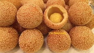 Cách làm Bánh Cam _ Bánh Rán công thức Tiếng Việt.