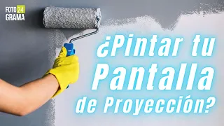 ¿Pintar tu propia Pantalla de Proyección? Cosas a tomar en cuenta | Fotograma 24