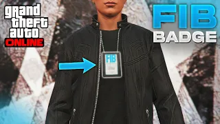 *SOLO* SAVE FIB BADGE ON ANY OUTFIT IN GTA 5 ONLINE! (Easy FIB Badge Glitch)