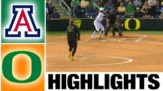 Arizona vs Oregon Highlights [GAME 2] | NCAA Softball Highlights | 2023 College Softball