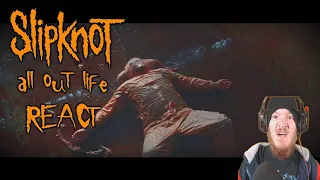 Slipknot - All Out Life (Official Music Video) REACT!