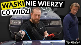 Szkoda CAŁKOWITA? Oględziny Audi 80 Wąskiego