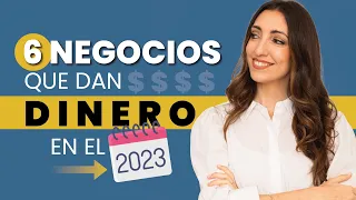 6 Ideas de NEGOCIOS RENTABLES con POCO DINERO en 2023 💰