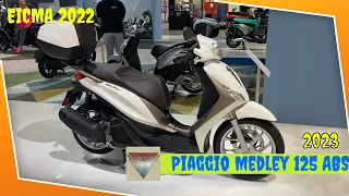 2023 Piaggio Medley 125 ABS Walkaround EICMA 2022 Fiera Milano Rho