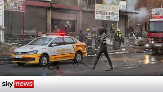 South Africa: Troops deployed on the streets of Johannesburg